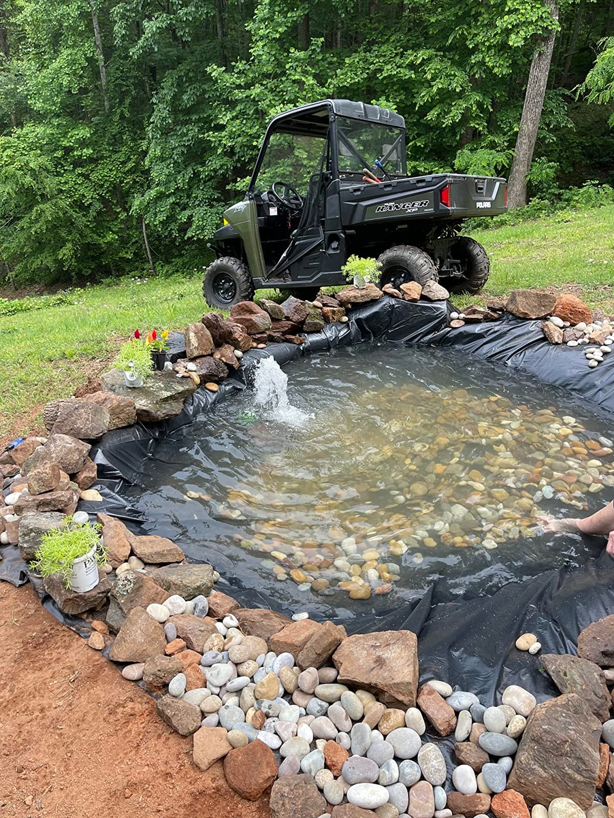 FREESEA 800GPH Small Pond Pump: Circulate 500-1200 Gallon Pond in 1-2 Hours | 24/7 Reliable Operation for Crystal Clear Water & Healthy Koi - 45W Quiet Motor with Adjustable Flow customer photo 1