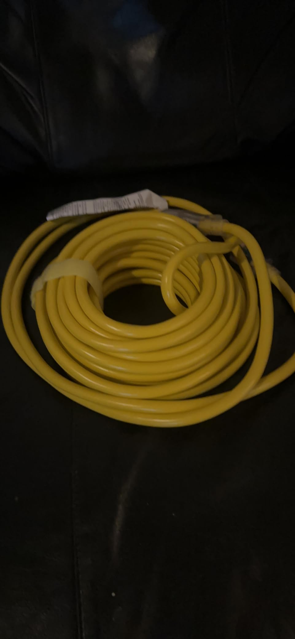 HUANCHAIN 12 Gauge Heavy Duty Outdoor Extension Cord 25 FT Waterproof | 25 Foot 12 Gauge Outdoor Extension Cord with Lighted, Heavy Duty Extension Cord Waterproof with Hook, 15A 1875W 125V, ETL customer photo 1