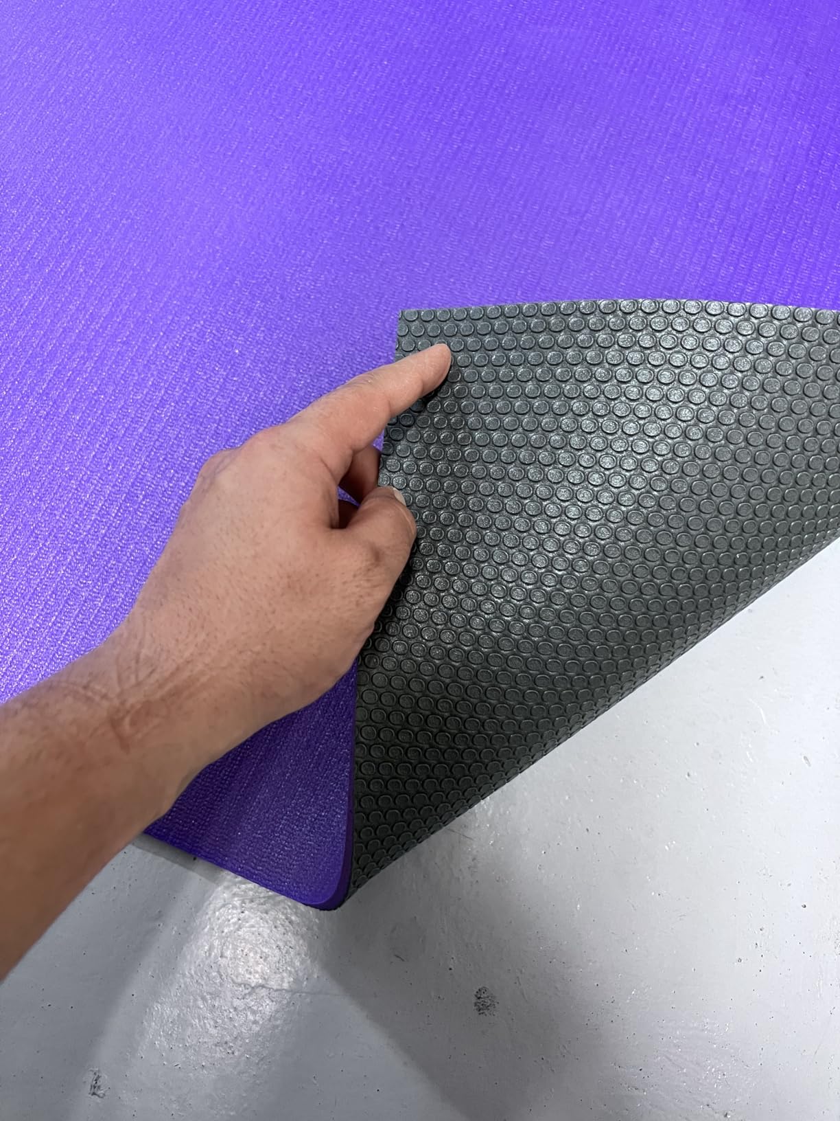 GXMMAT Extra Large Exercise Mat 16'x6'/12'x6'/10'x6'/8'x6'(7mm) | High-Density Wide Workout Mats for Home Gym & Garage Flooring, Non-Slip Thick Cardio Mat for MMA, Weights, Fitness, Shoe-Friendly customer photo 2