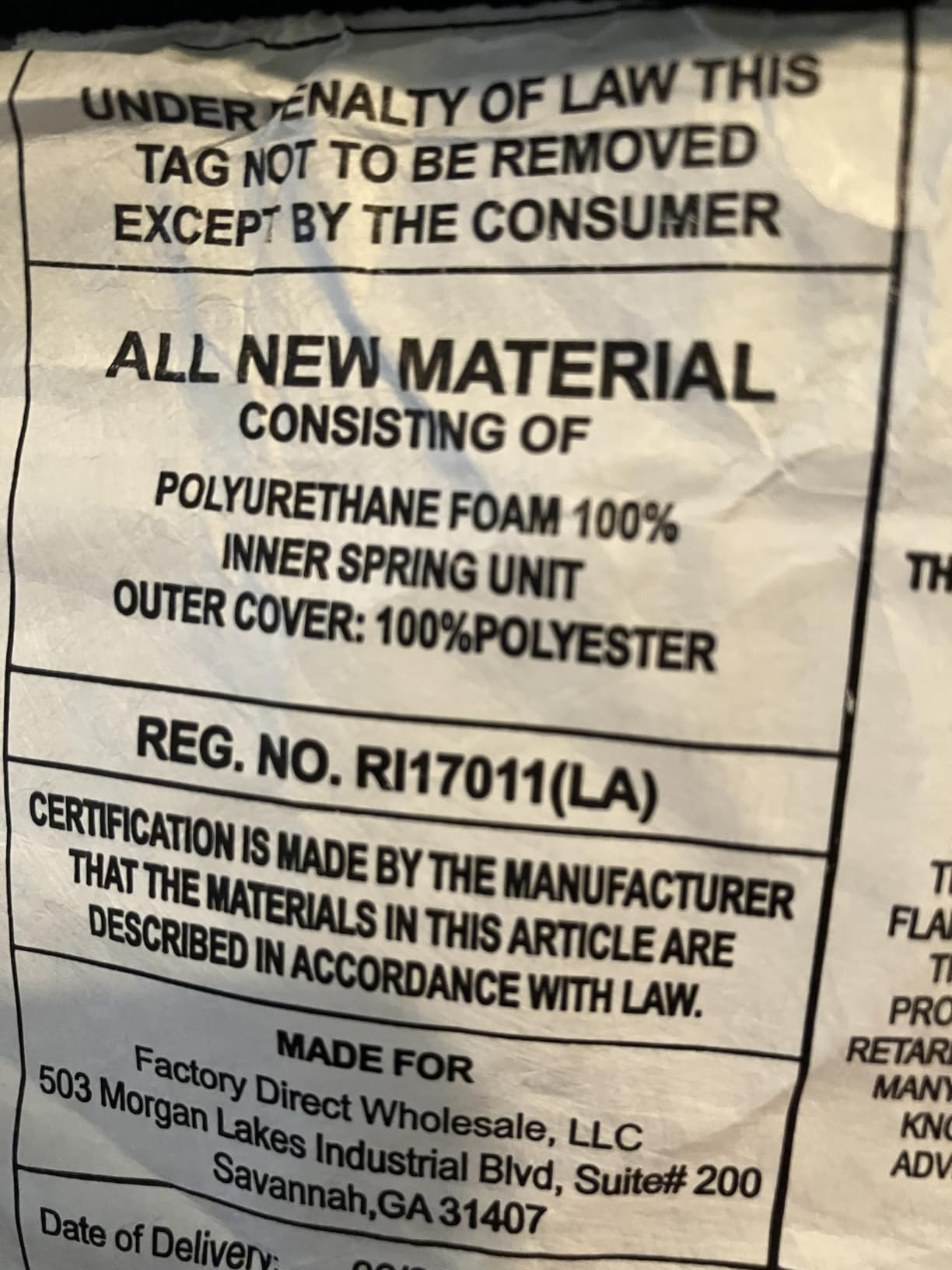 FDW | 10 Inch Queen Mattress | Medium Firm | Gel Memory Foam | White customer photo 1