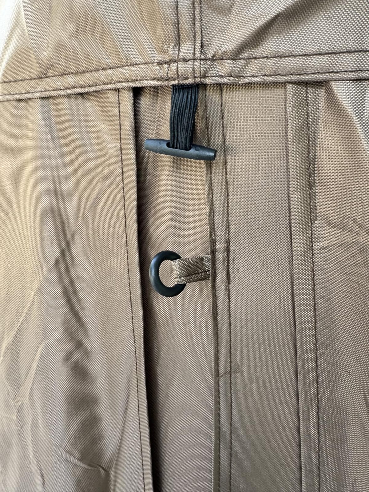 VEVOR Camping Gazebo Screen Tent, 12x12ft, Brown/Beige customer photo 2