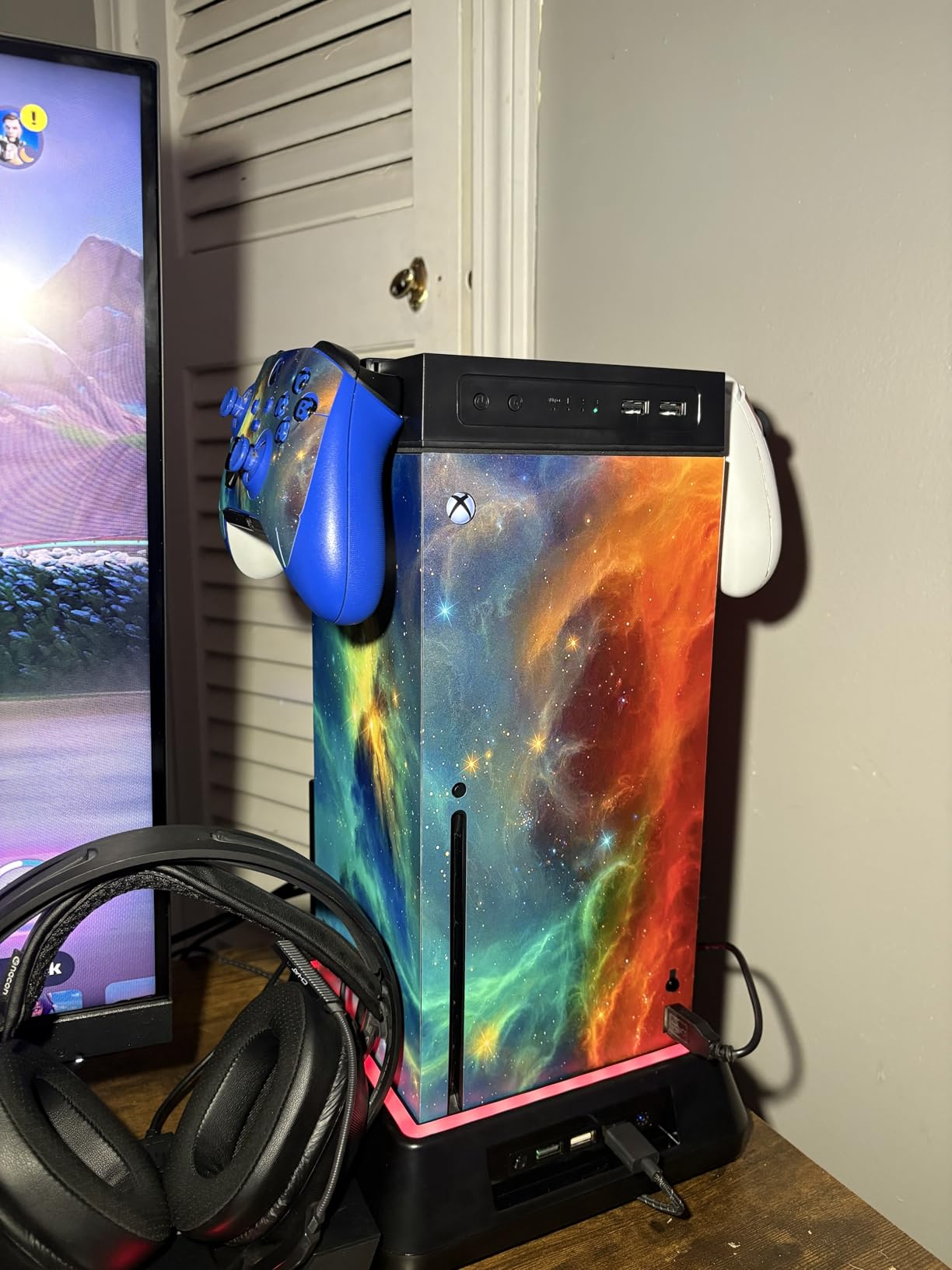Mviioe LED Cooling Fan for Xbox Series X with Dust Cover Filters customer photo 2