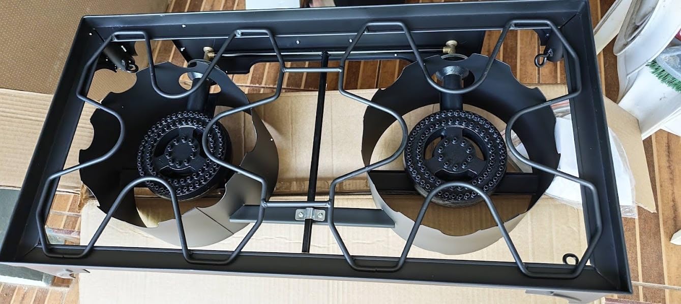 Outvita 2 Burner Propane Gas Stove for Outdoor Cooking, 150,000 BTU customer photo 1