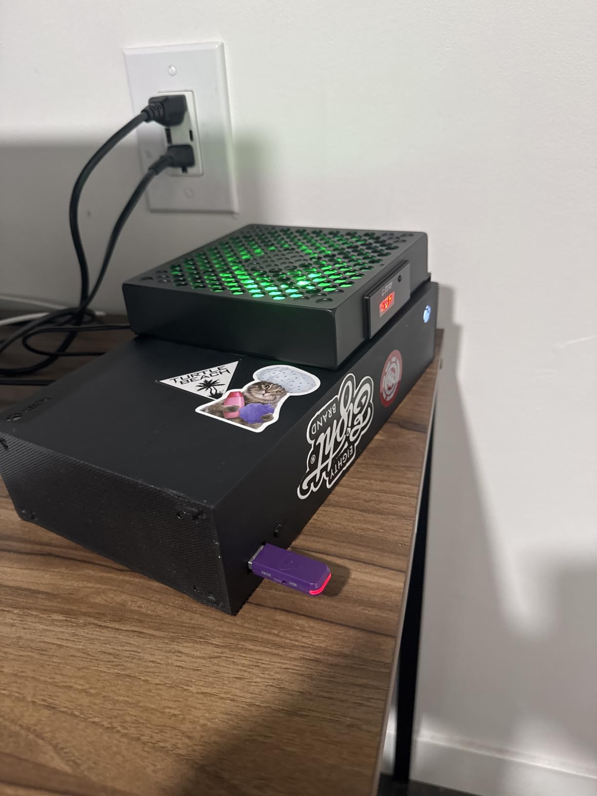 G-STORY Cooling Fan for Xbox Series S, Auto 3 Speed Adjust Temp Display RGB customer photo 1
