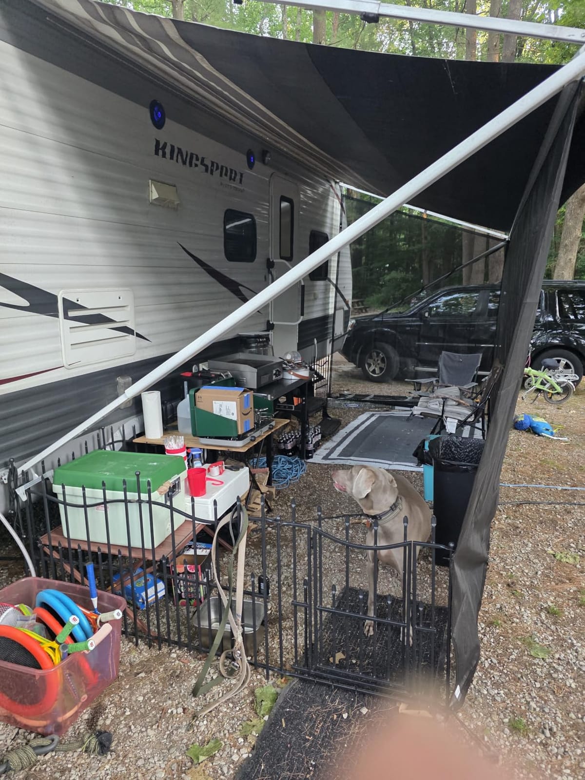 RV Awning Mesh Sun Shade Screen for Motorhome Camper Trailer Sunshade customer photo 2