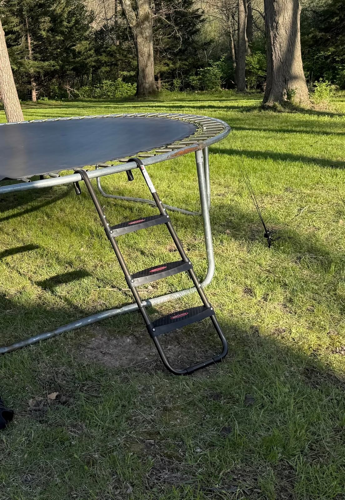 HBTower 3-Step Trampoline Ladder with Wide Flat Steps for Kids/Children customer photo 1