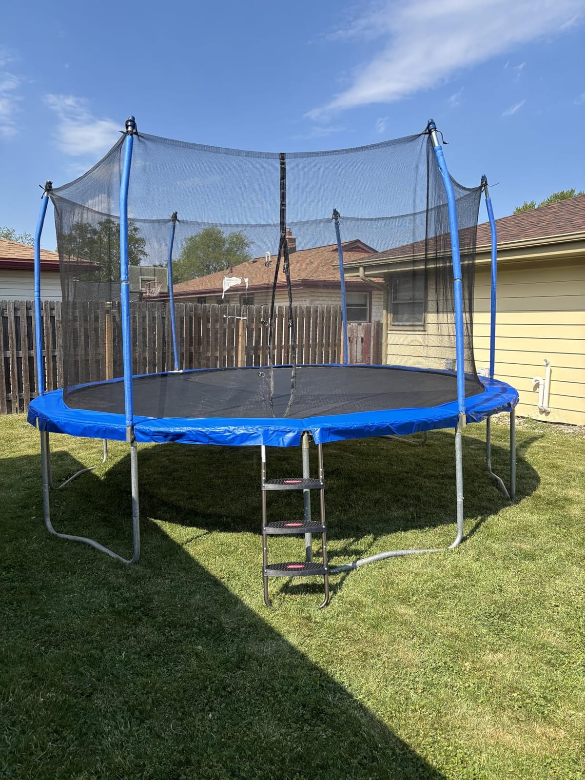 HBTower 3-Step Trampoline Ladder with Wide Flat Steps for Kids/Children customer photo 2