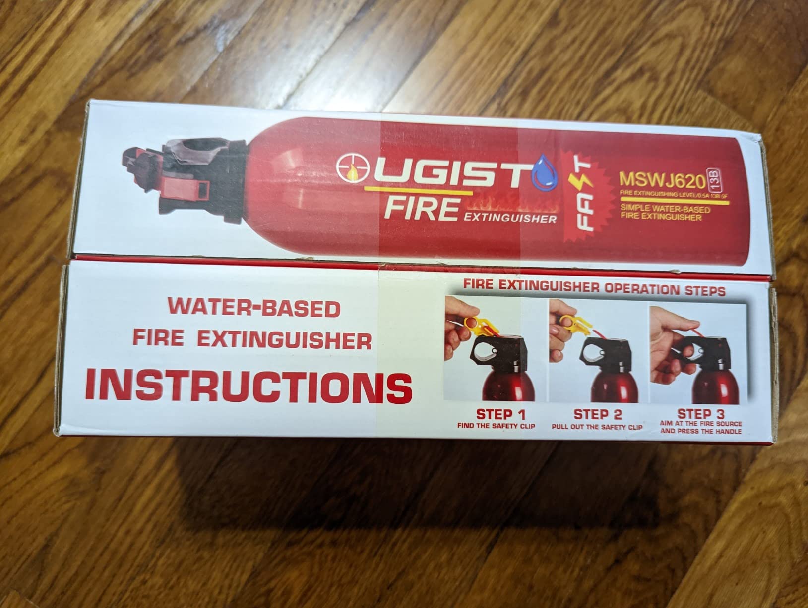 Multipurpose Fire Extinguisher (4 Pack, 21oz Each) with Wall Mount Bracket, Water-Based Foam No Residue, for Kitchen Grease & Electrical Fires, Portable Small Extinguisher for Home, Vehicle & Office customer photo 2