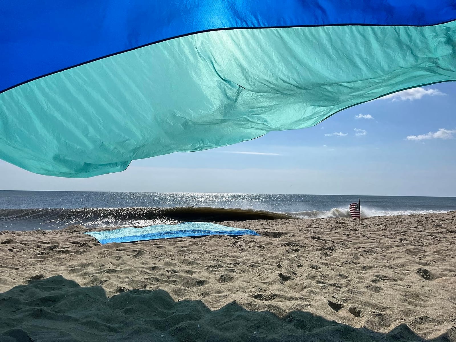 Shibumi Shade Quiet Canopy Version | Beach Tent | Sets Up in 3 Mins | 150 Sq. Ft. of Shade for up to 8 People | Includes Wind Assist | UPF 50+ Sun Protection customer photo 2