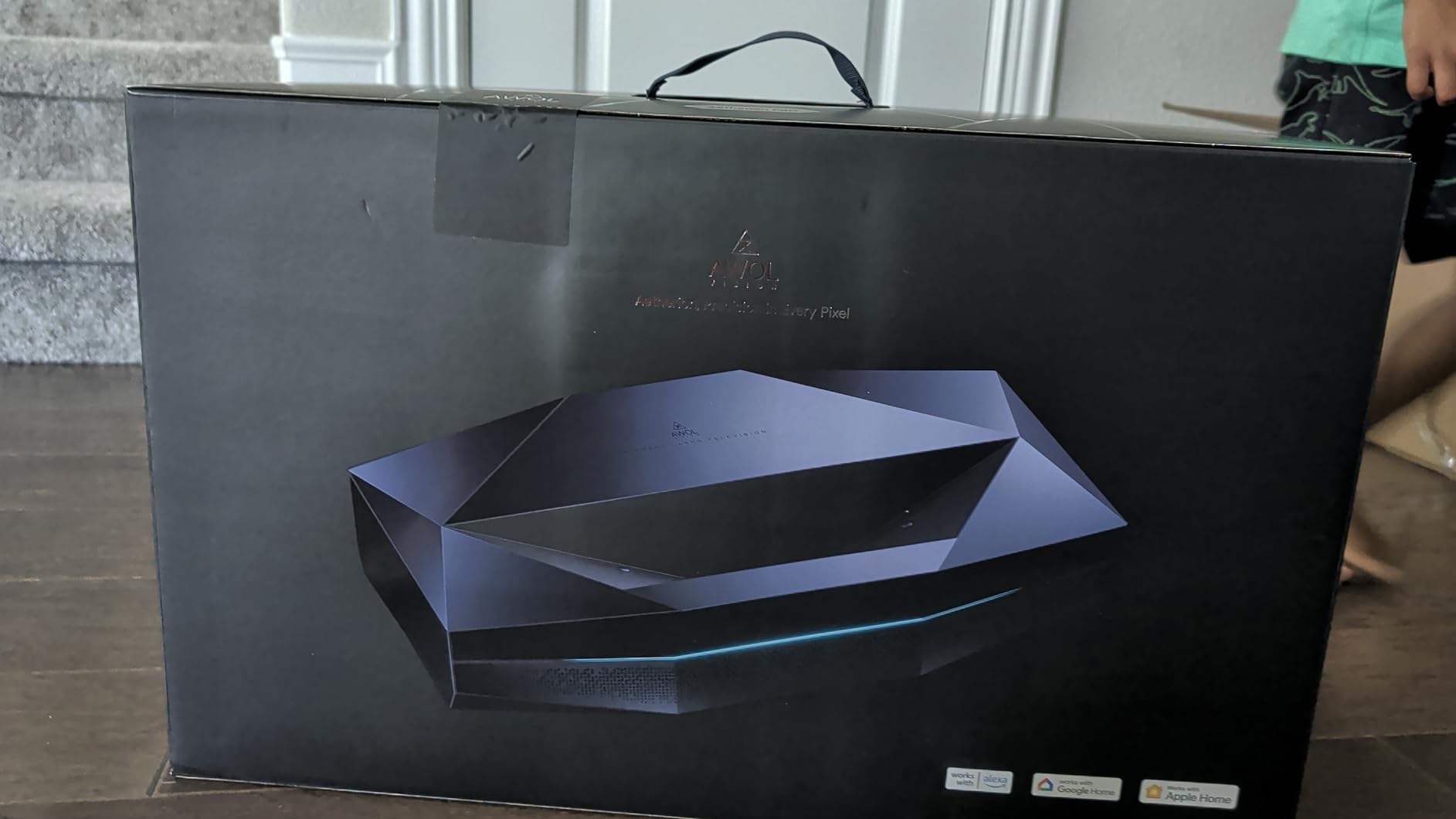 AWOL VISION LTV-2500 4K UHD Ultra Short Throw Triple Laser Projector with Dolby Vision & Atmos, Active 3D, 150
