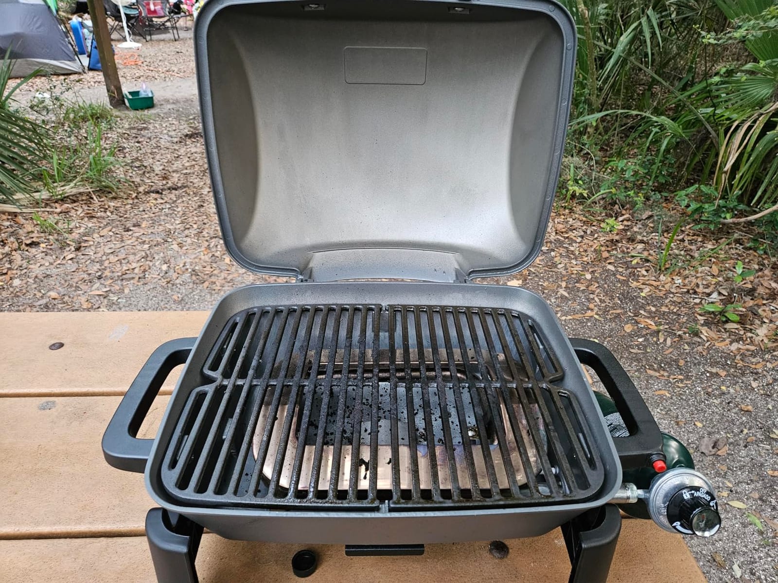 Nexgrill Tabletop 1 Burner Gas Grill, Compact with Cast Aluminum Frame customer photo 2