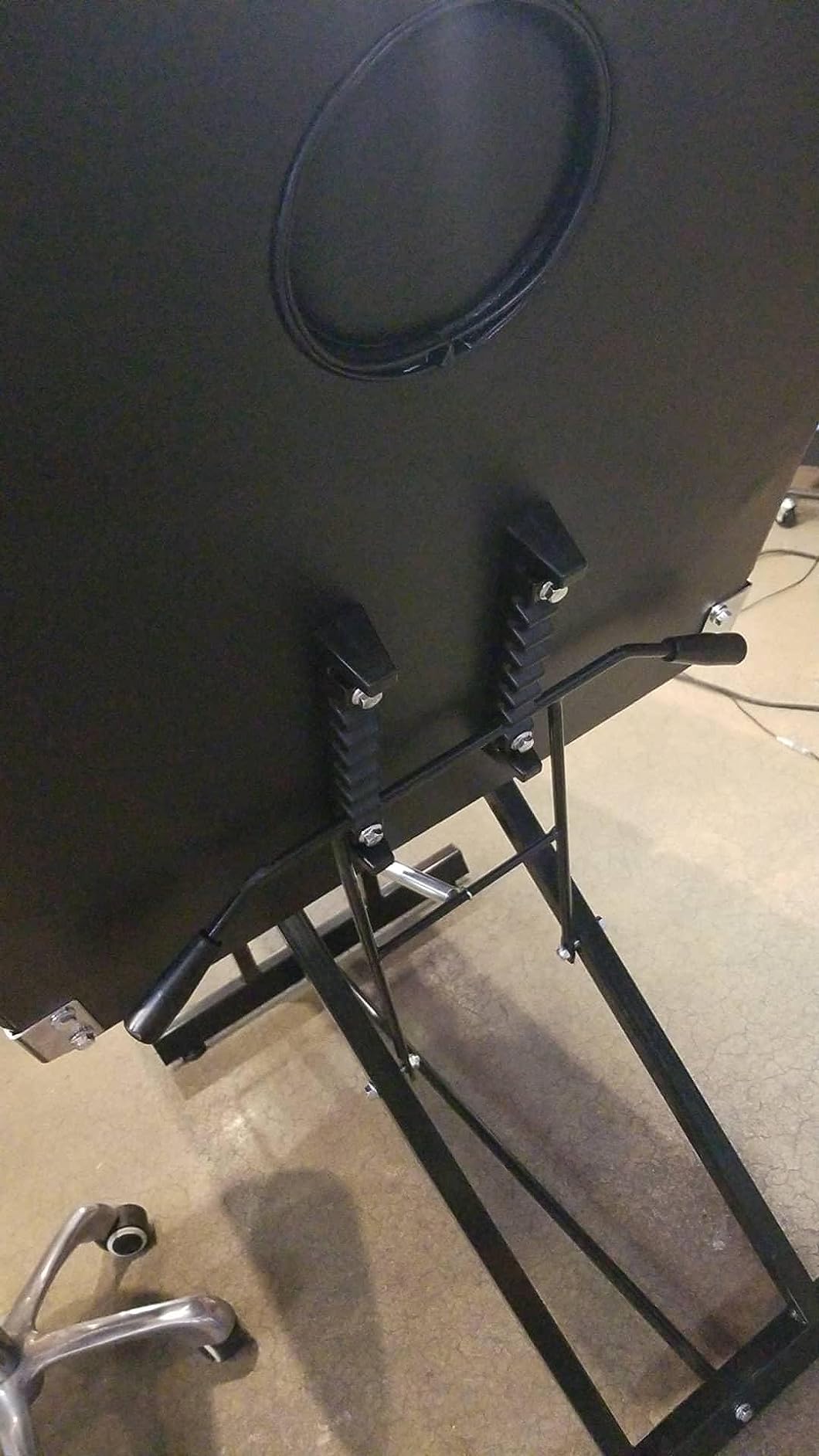 Facial Chair,73″ Tattoo Chair for Client,3-Section Adjustable Massage Table with Stool,Multipurpose Beauty Beds Salon Equipment for Esthetician,Tattooshop,Spa (Black) customer photo 2