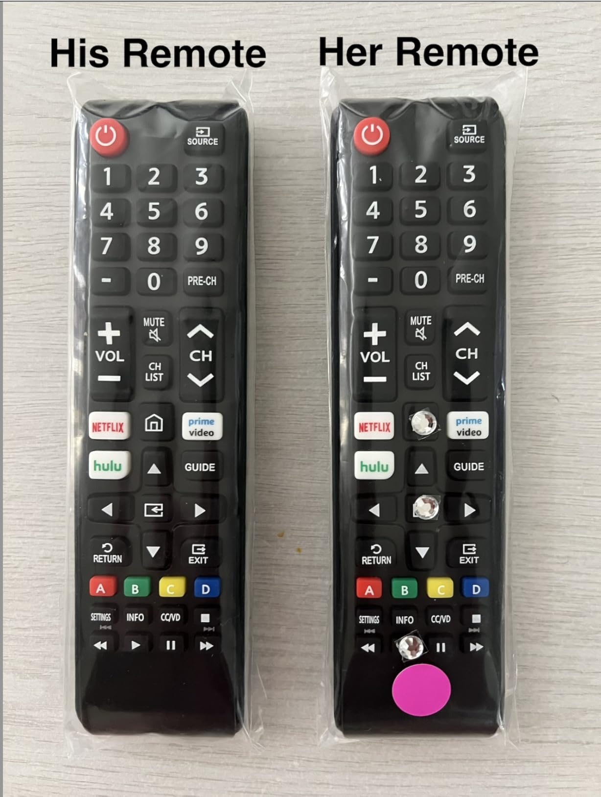 New Universal Remote for All Samsung TV Remote, Replacement Compatible for All Samsung Smart TV, LED, LCD, HDTV, 3D (Pack of 2) customer photo 1
