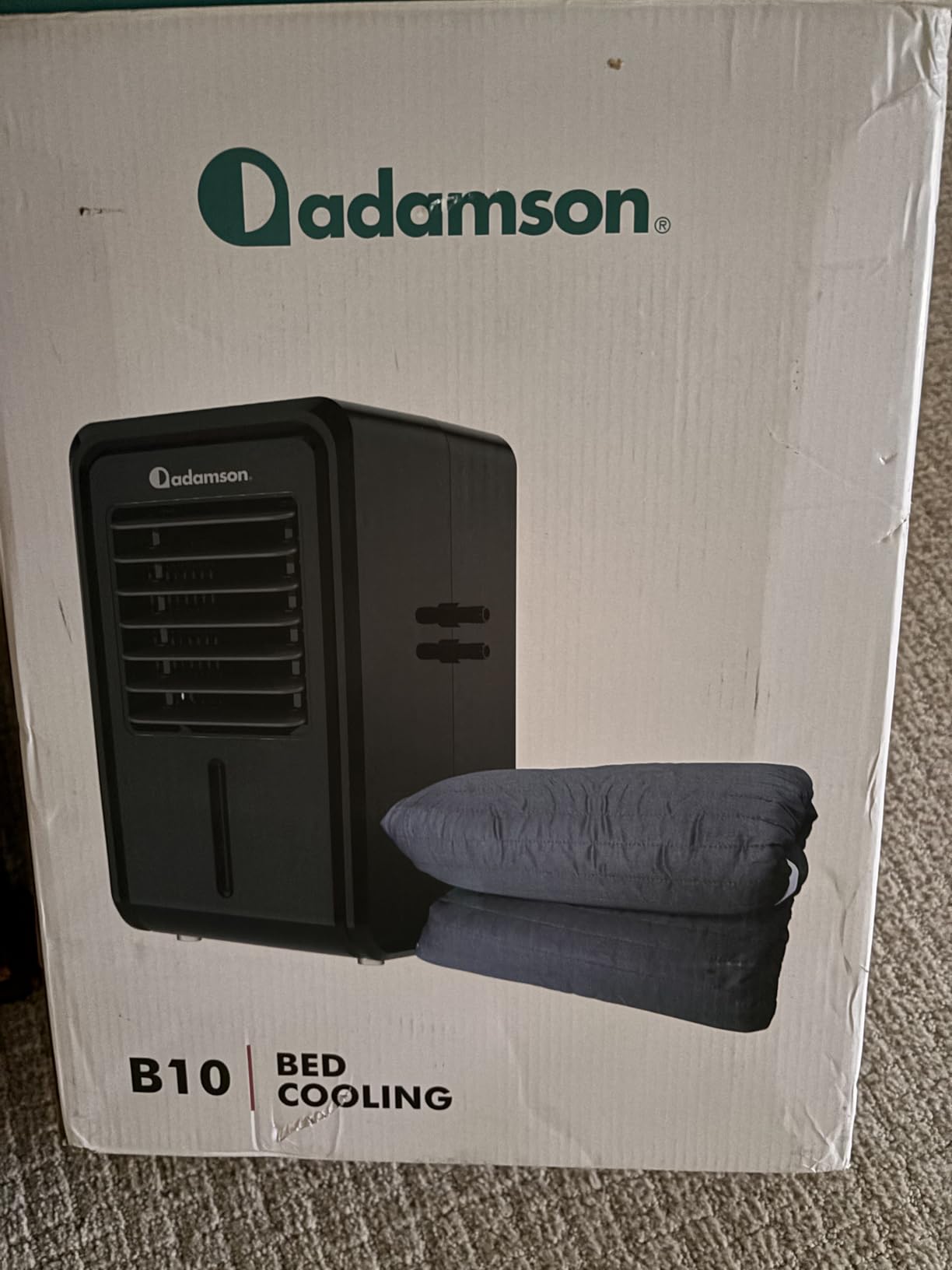B10 Bed Cooling System Twin - Cooling Mattress Pad for Hot Sleepers | Beat night sweats on a budget - 100% cotton cooling mattress topper and cooling pad for bed, cools 7-12°F, 4 speeds & remote. customer photo 2