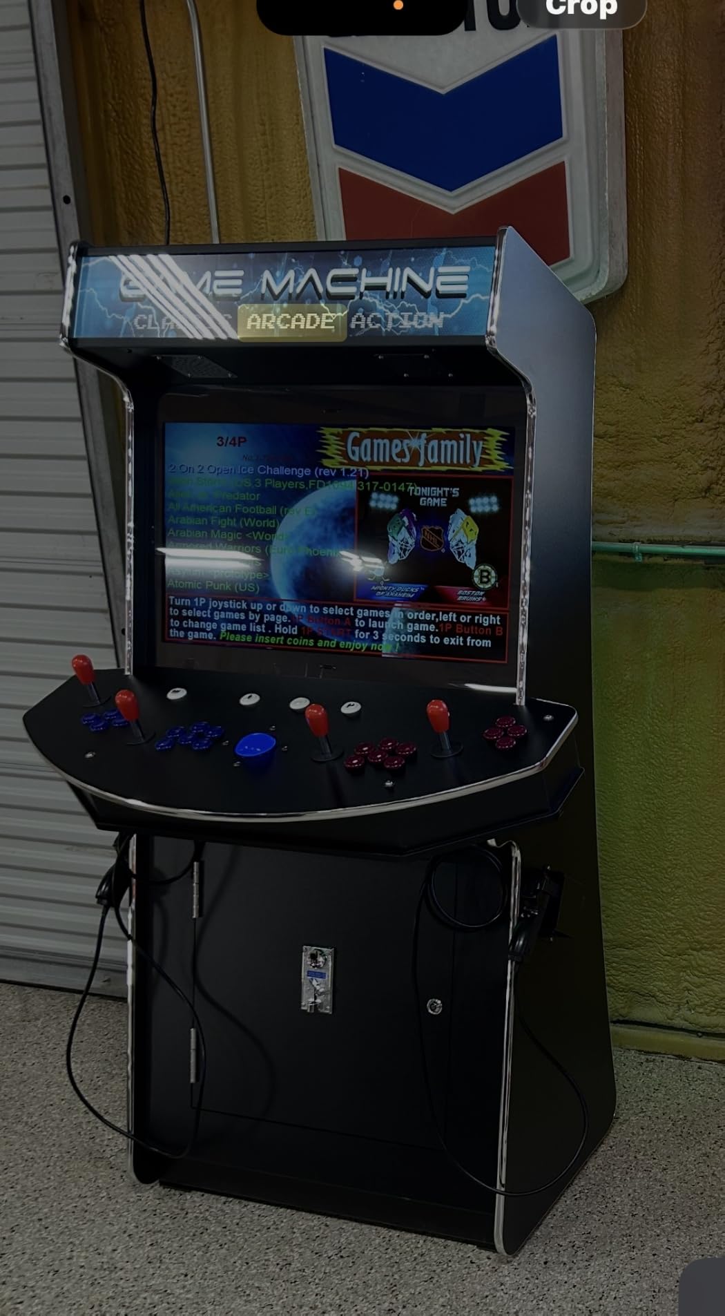 Top Us Video Arcades 4 Player Games 4600 Games 32 inch Screen Black Full Size Commercial Grade Upright Standup Arcade Machine with 2 Game Guns Included customer photo 2