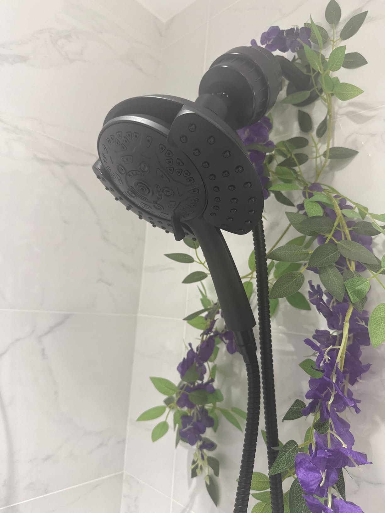 INAVAMZ 2 in 1 Shower Head with Handheld Combo High Pressure Silver 1.8 GPM customer photo 1