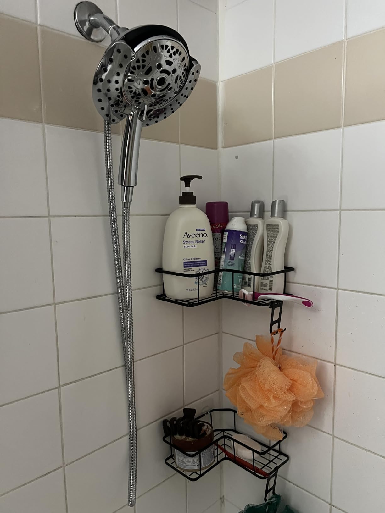 INAVAMZ 2 in 1 Shower Head with Handheld Combo High Pressure Silver 1.8 GPM customer photo 2