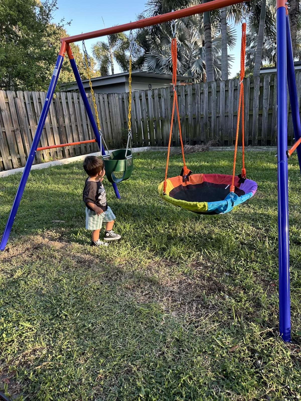 Amictoy Swing Set for Backyard, 32