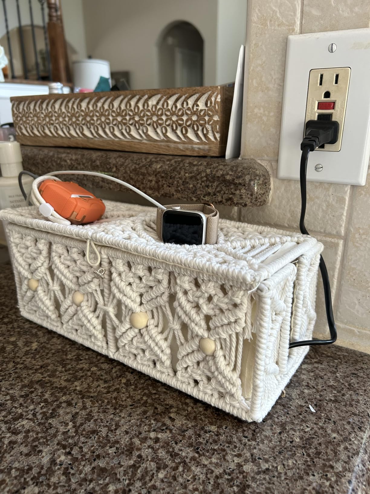 USB C Charger Block, GaN Fast USB Charging Station Hub with 100W Max 6-Port customer photo 2