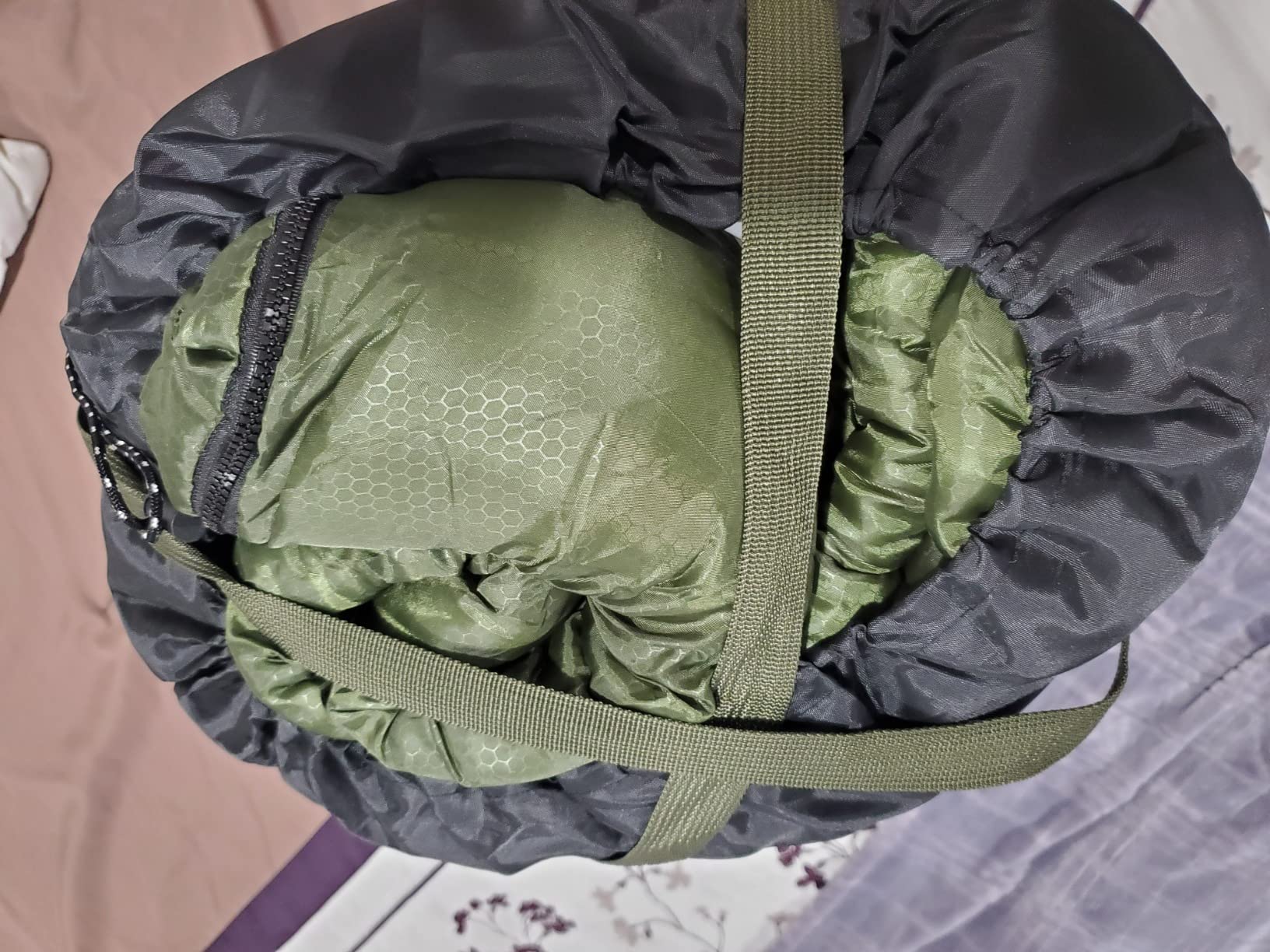 IFORREST Cotton Flannel Double Sleeping Bag for Adults - 2 Person 10°F Cold Weather Extra-Wide & Warm - Couples Camping Bed - Queen Size XXL customer photo 1