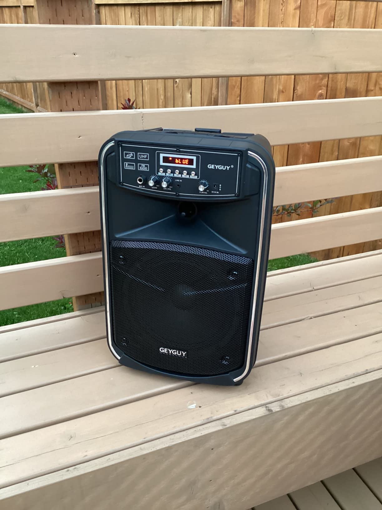 GTSK8-2 Portable Bluetooth PA Speaker System with 2 Wireless Microphones, 8