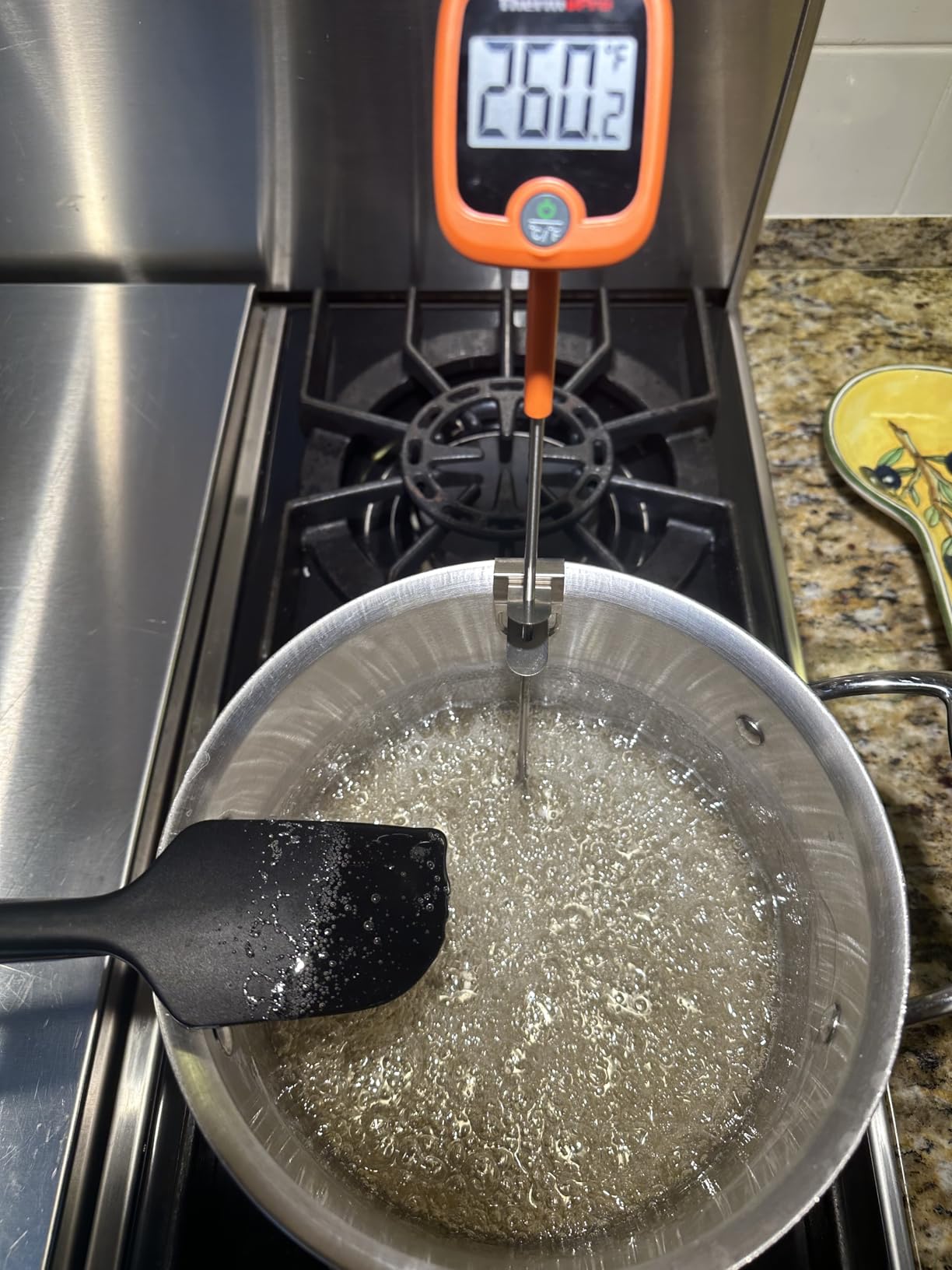 TempPro TempDip 1 Sec Candy Thermometer Digital with Pot Clip & Large LCD customer photo 2