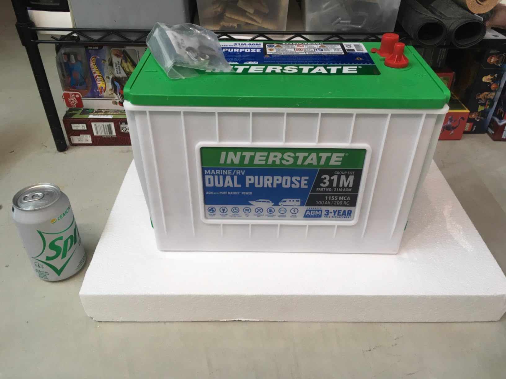 Interstate Batteries Marine/RV Battery 12V 100Ah 925CCA Group 31M AGM customer photo 1