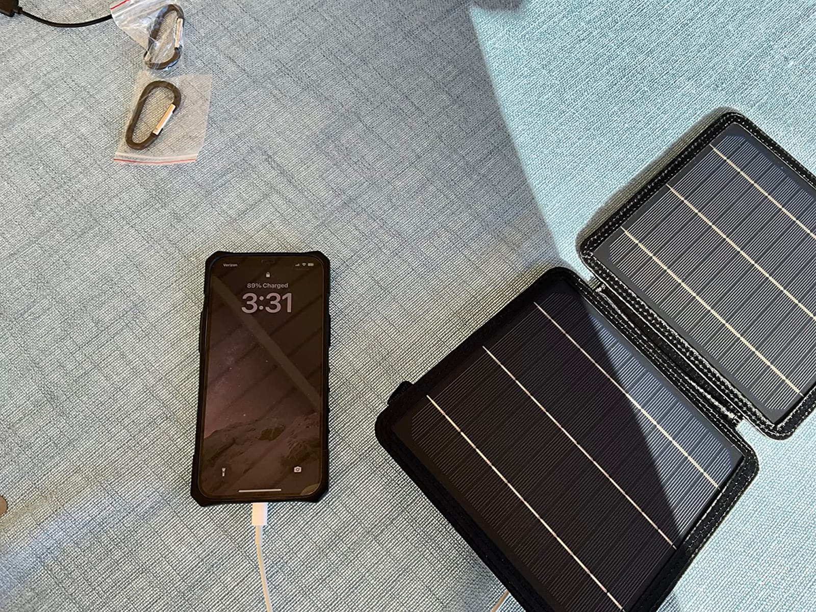 BLAVOR 10W Portable Solar Charger (5V/2A Max), Small Foldable Solar Panel customer photo 2