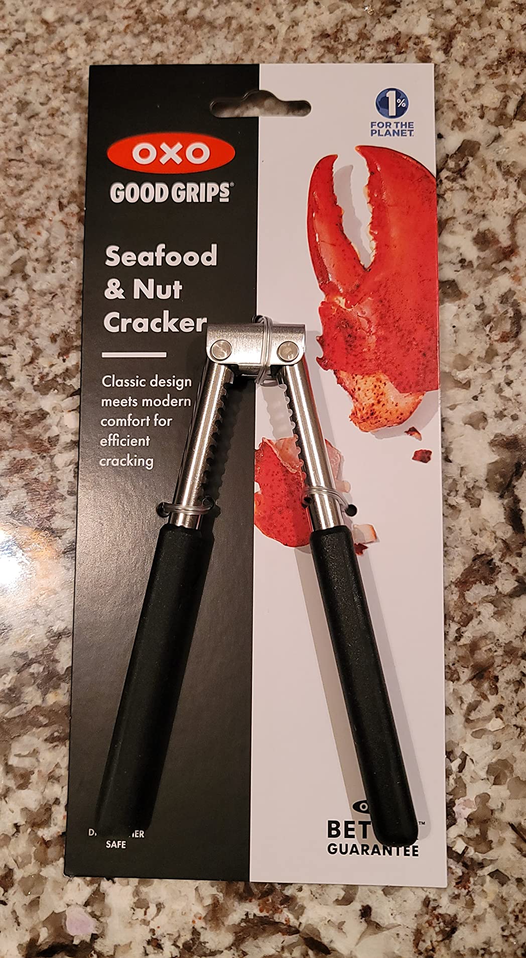 OXO Good Grips Seafood & Nut Cracker | Comfortable, Non-Slip Grip, Ridged Teeth Can Crack Nuts and Seafood customer photo 1