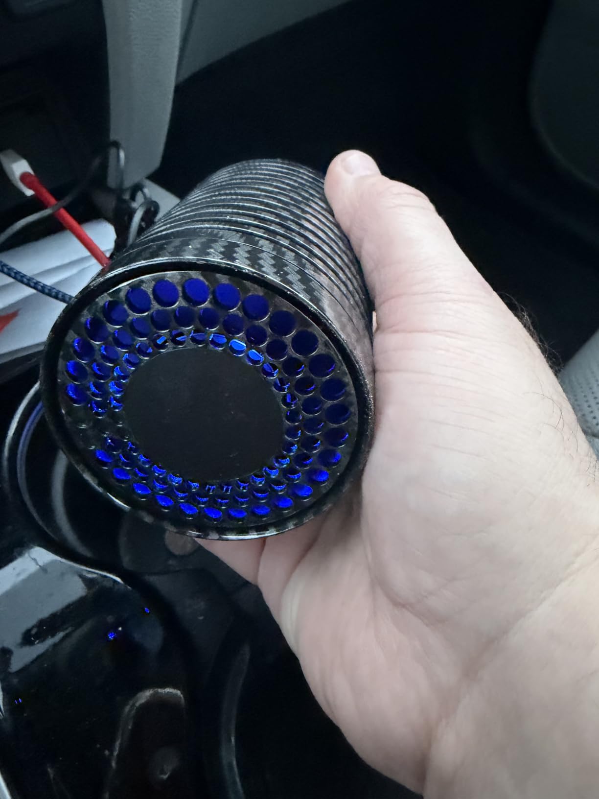 Car Air Purifier, Air Purifier for Car with True HEPA Filter Clean Air, Eliminate Dust, Odor, Portable Car Accessories Built-in Air Freshener and Perfume Diffuser for Traveling, Home, Office Use customer photo 2