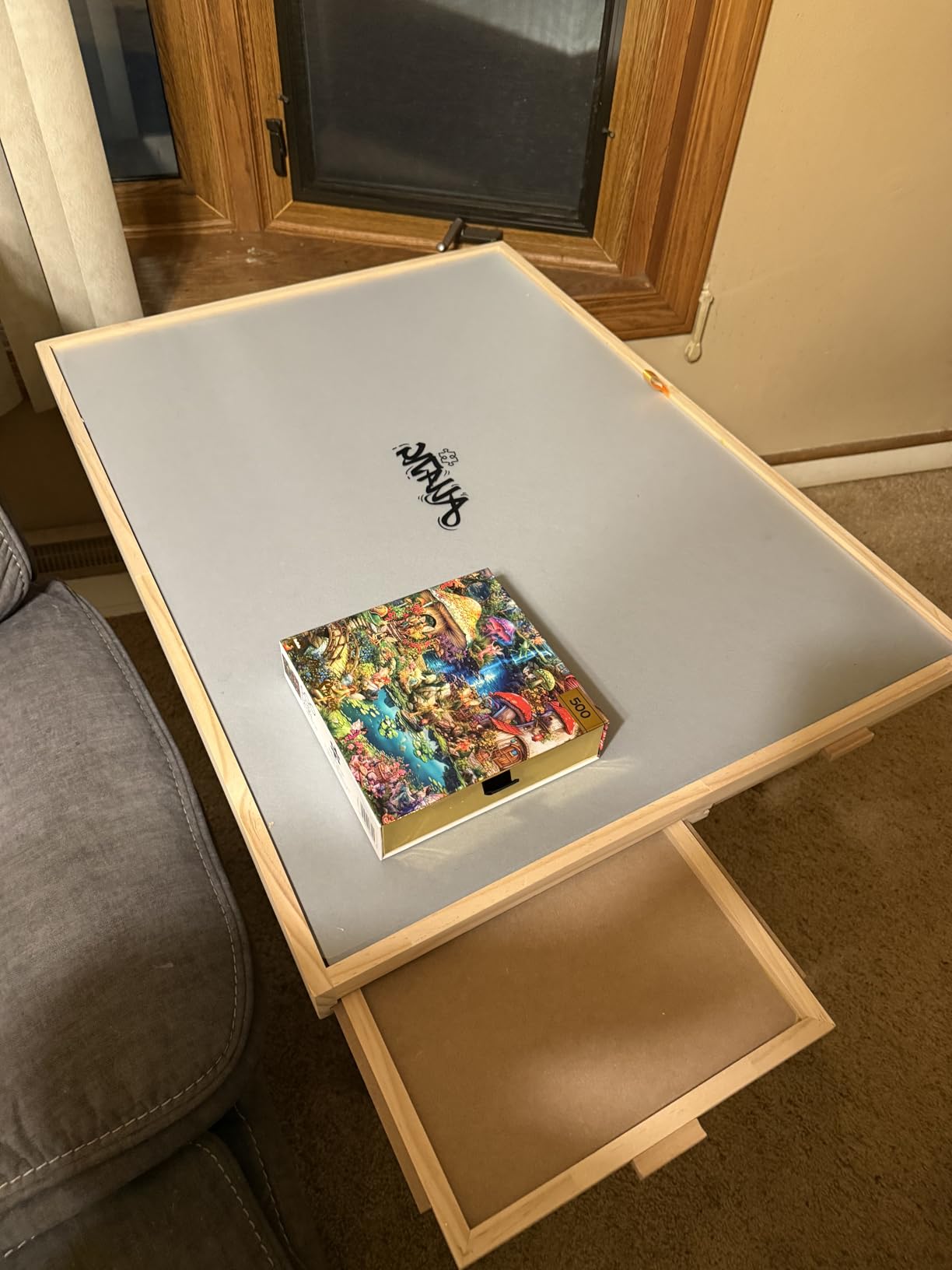 ALL4JIG 1500 Piece Puzzle Table with Legs, 24.53