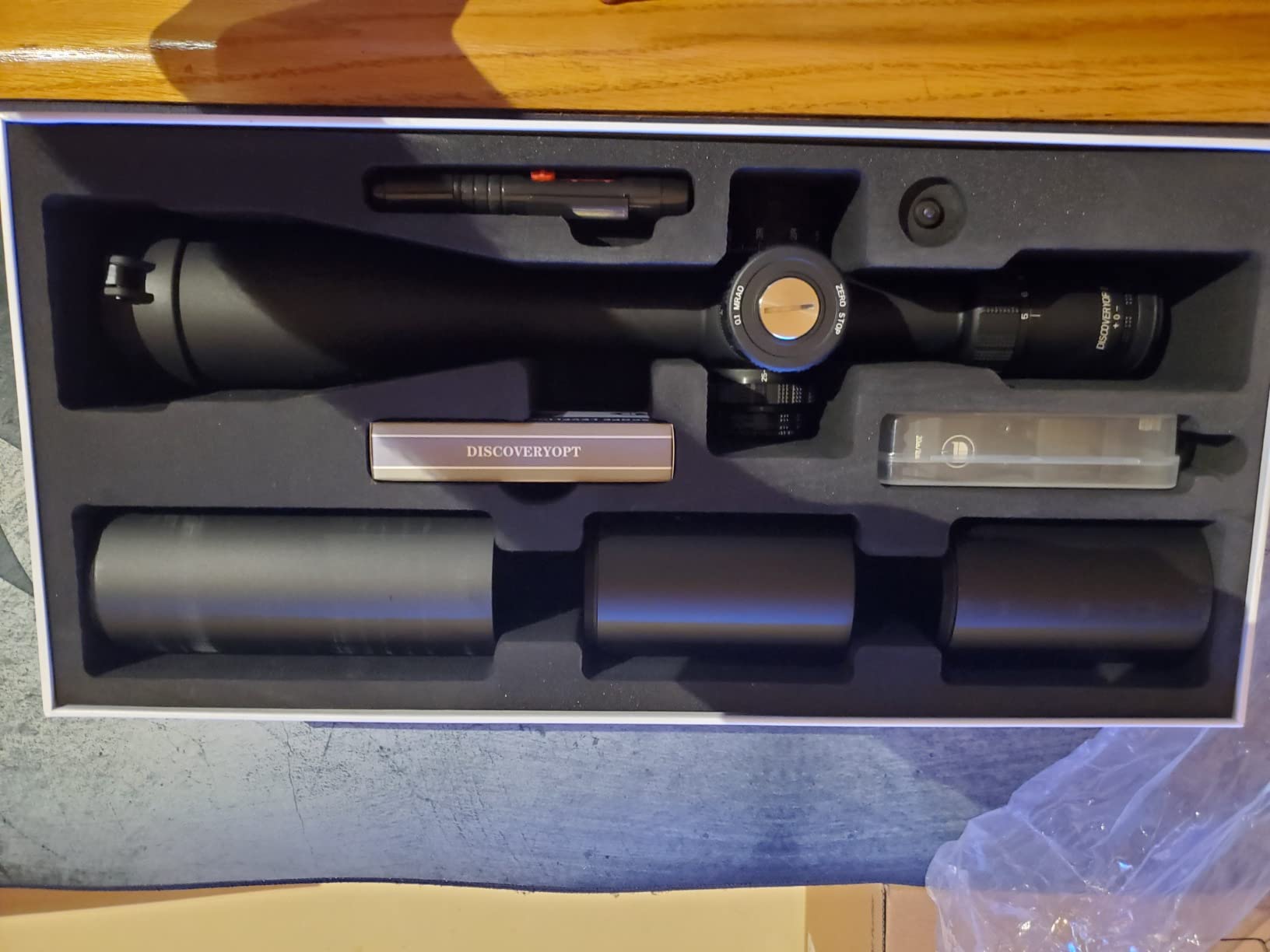 DISCOVERYOPT ED-PRS GEN II 5-25x56 FFP Rifle Scope, Extra-Low Dispersion Glass, 34mm Tube with Zero Stop, Red Illuminated Reticle for Precision Shooting, Waterproof, Fogproof, Shockproof customer photo 1