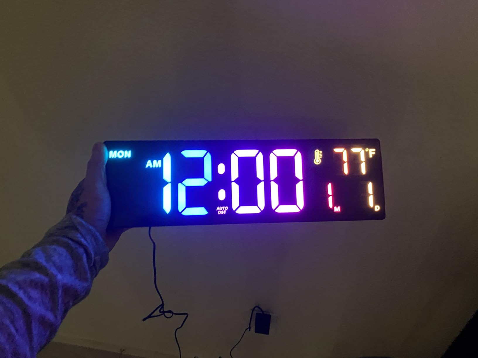 Soobest Digital Wall Clock with Seconds for Gym customer photo 2