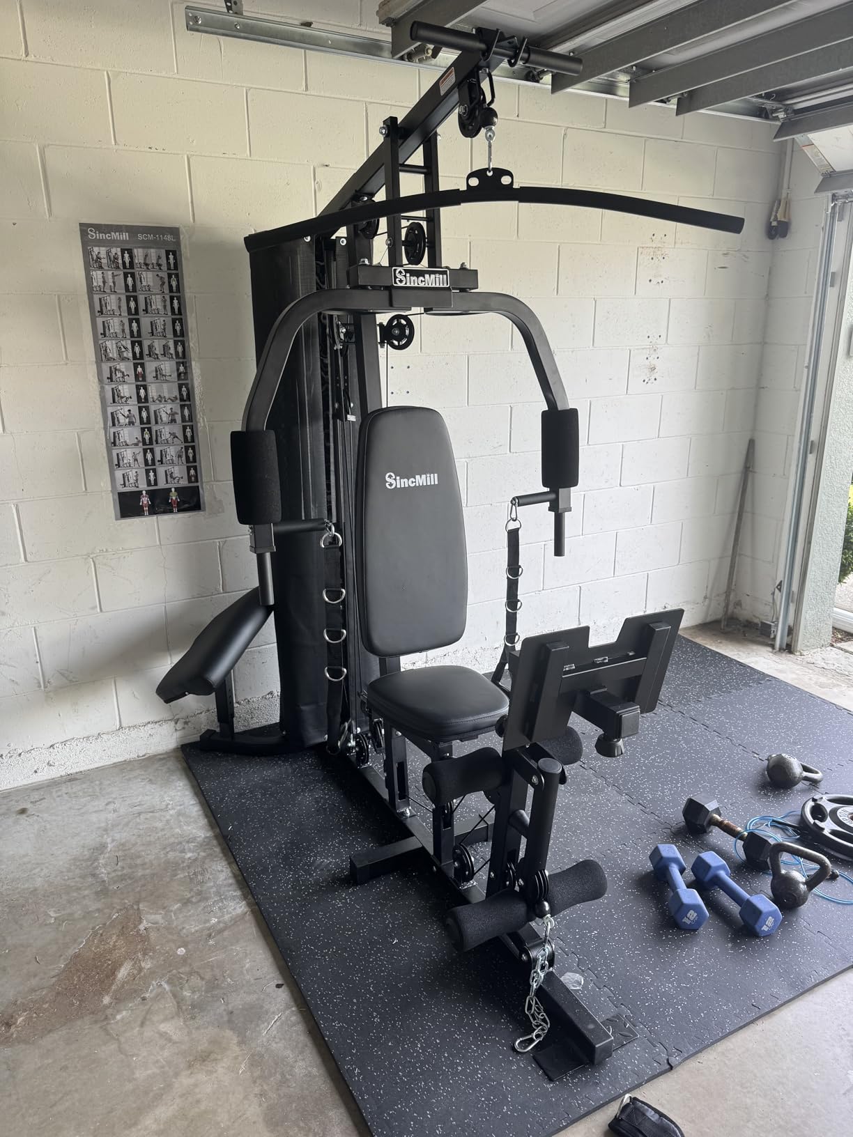 SincMill Home Gym Multifunctional Full Body Workout Equipment for Home Exercise Fitness customer photo 1