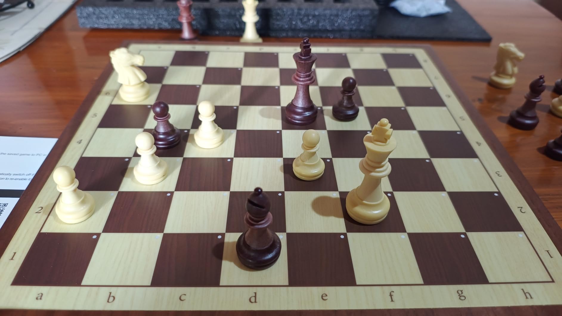 Chessnut Air Electronic Chess Board with AI — Handcrafted Wooden Board, LED Indicators, Adaptive Difficulty, Full Piece Recognition — Play Online on Major Chess Platforms customer photo 2