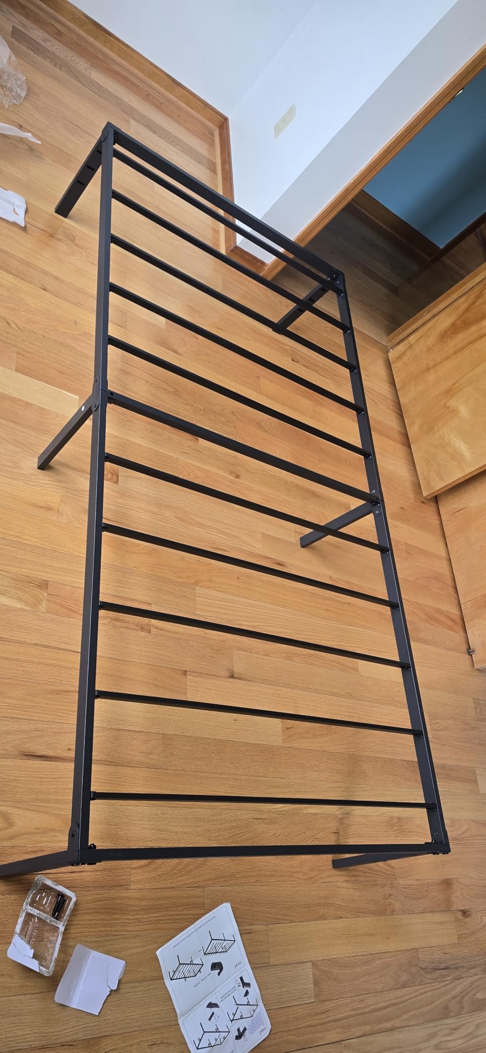 NEW JETO Metal Bed Frame,Queen Size Bed Frame with Storage Space,18 Inch customer photo 2