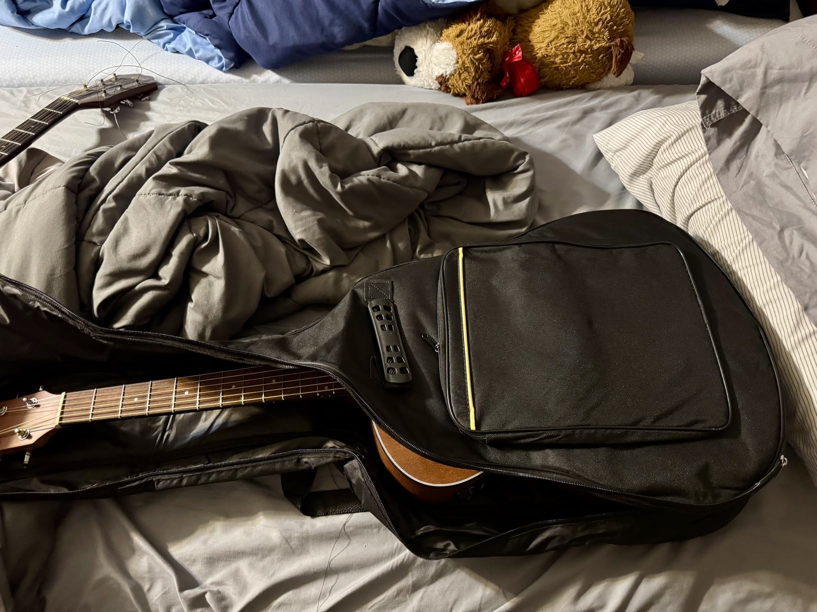 Mdvora 1/2/3 Pack Guitar Bags, 38-41 Inch Electric & Acoustic Guitar Case customer photo 1