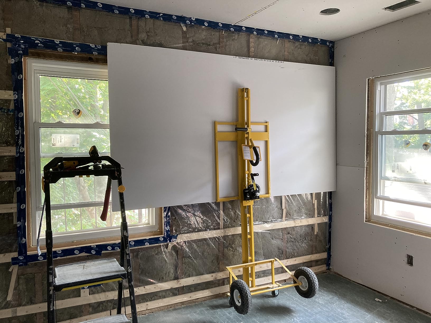 PANELLIFT® HANGPRO™ Drywall Lift for Walls Model 100, 10' 150 lbs Capacity, one Person Drywall Installation, sheetrock Installation, Hang Drywall, Easy Transport customer photo 2