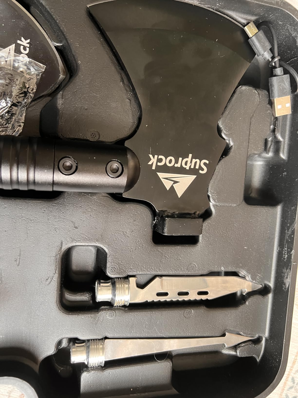 Survival Shovel High Carbon Steel Tactical Shovel Axe Folding Entrenching Tool Camping Hiking Shovel Carrying Pouch Car Emergency Survival Gear customer photo 1