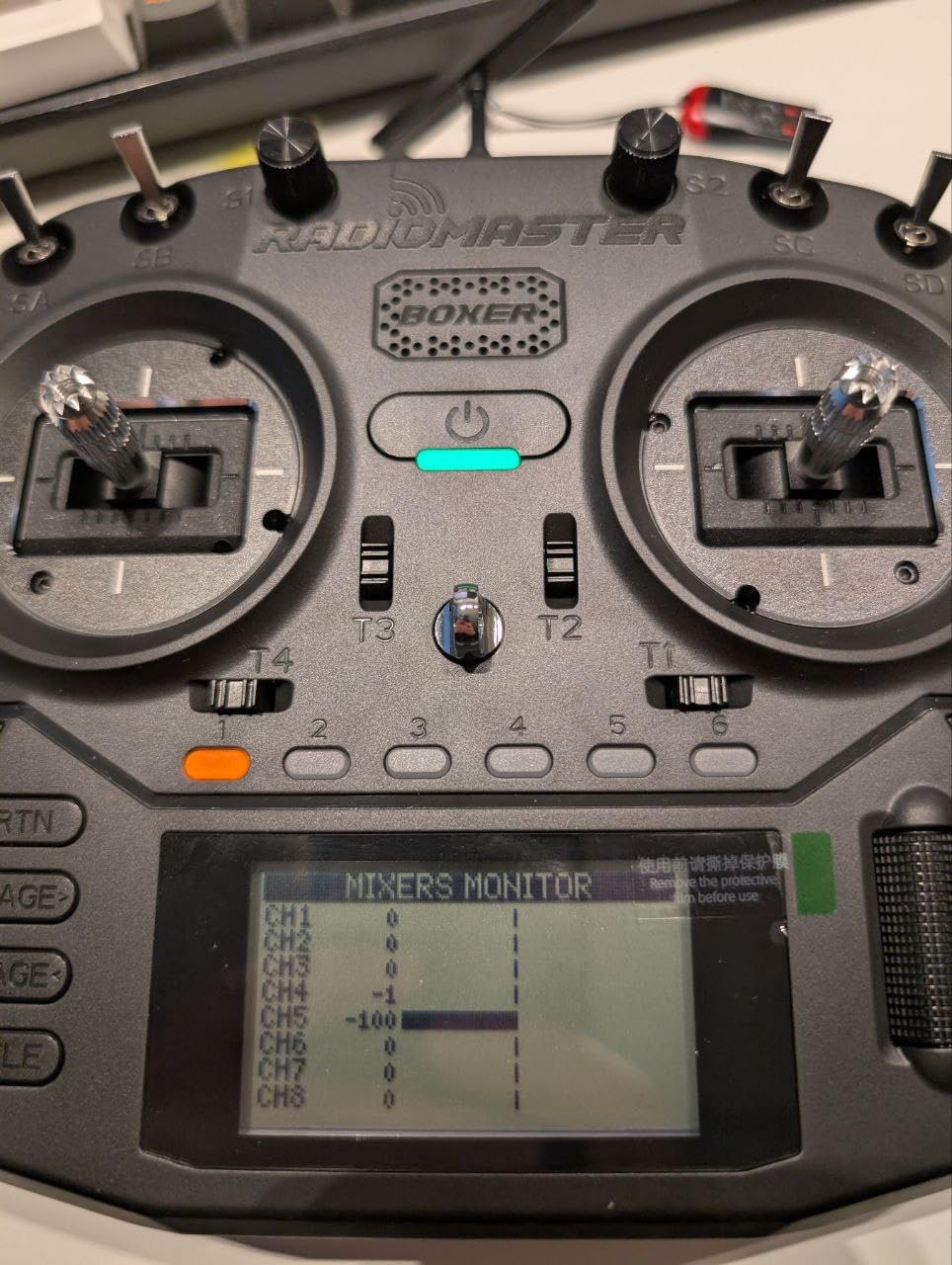 RadioMaster Boxer 2.4GHz 16CH Hall Gimbals Radio Controller with Carrying Case, Mode 2 (ELRS) customer photo 1