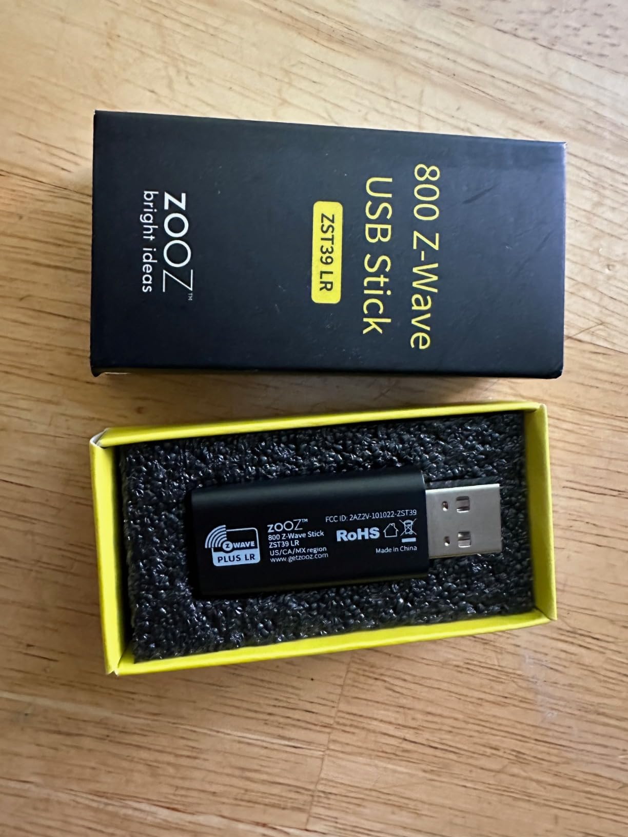 Zooz 800 Series Z-Wave Long Range S2 USB Stick ZST39 LR, Great for DIY Smart Home (Use with Home Assistant or HomeSeer Software) customer photo 1
