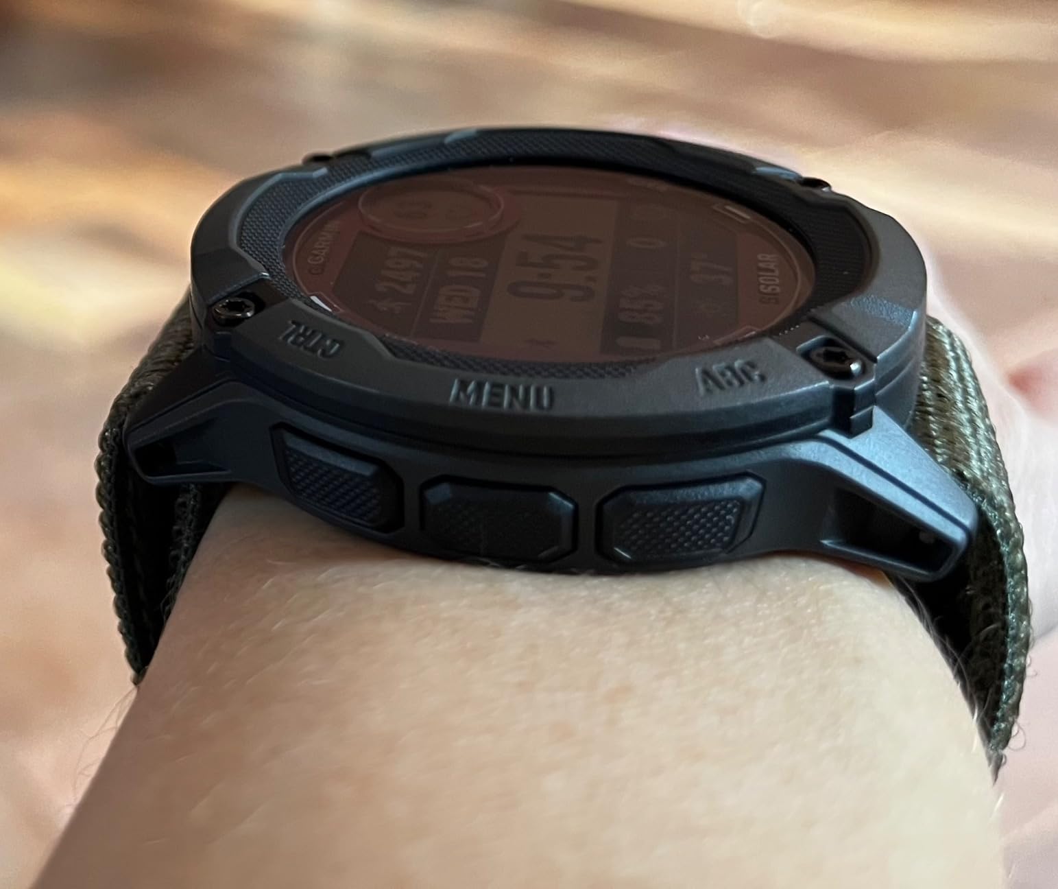 Garmin Instinct® 2X Solar Tactical, Rugged Outdoor Smartwatch, 50mm, Black customer photo 1