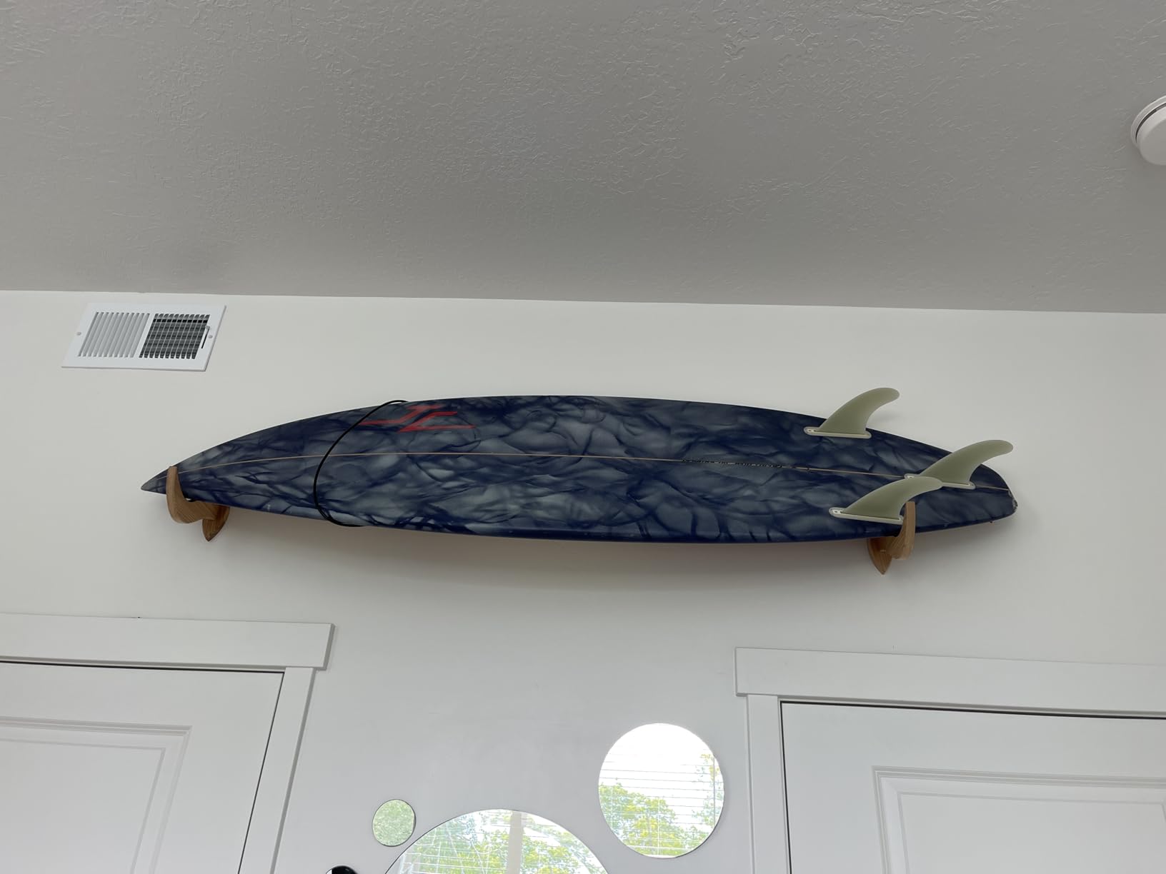 Hang 11 Surfboard Wall Mount - Hardwood Surf Board Wall Hangers customer photo 1