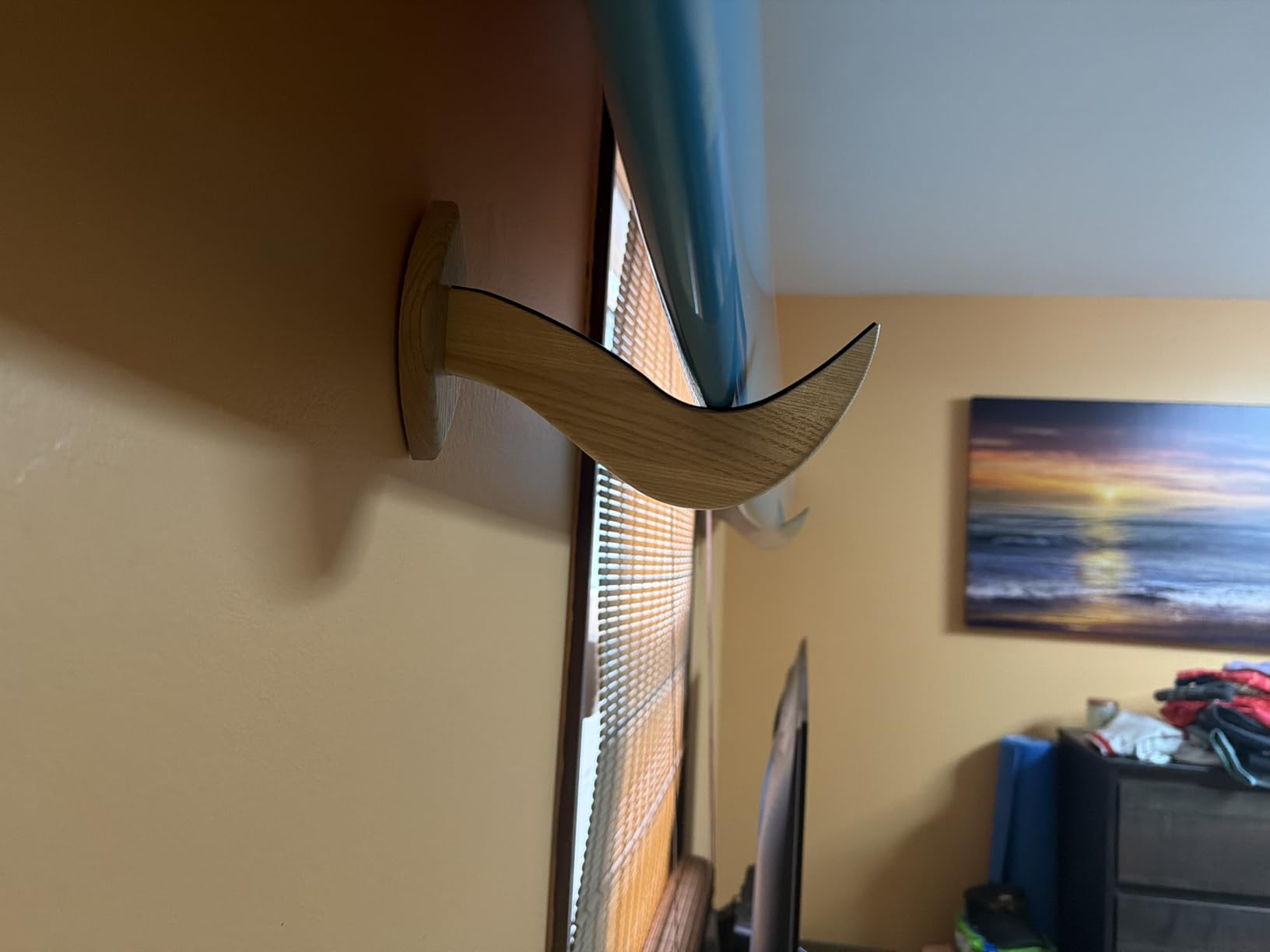 Hang 11 Surfboard Wall Mount - Hardwood Surf Board Wall Hangers customer photo 2