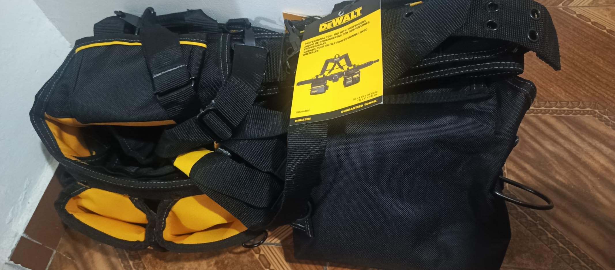 DEWALT Professional Tool Belt Organizer With Suspenders and 25 Pockets, Heavy Duty Construction (DWST540602) customer photo 1