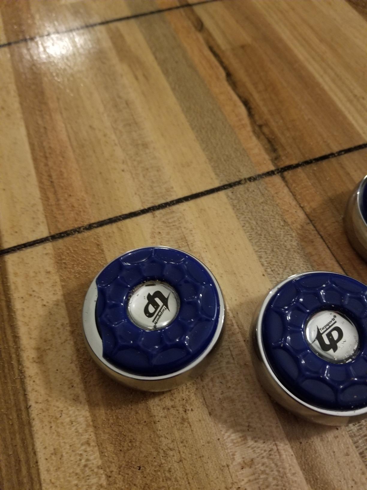 Shuffleboard Pucks,(Dia.53mm 2-1/8'') Mini Shuffleboard Pucks Set, Shuffleboard Pucks Equipment for Family Fun Home Game customer photo 1