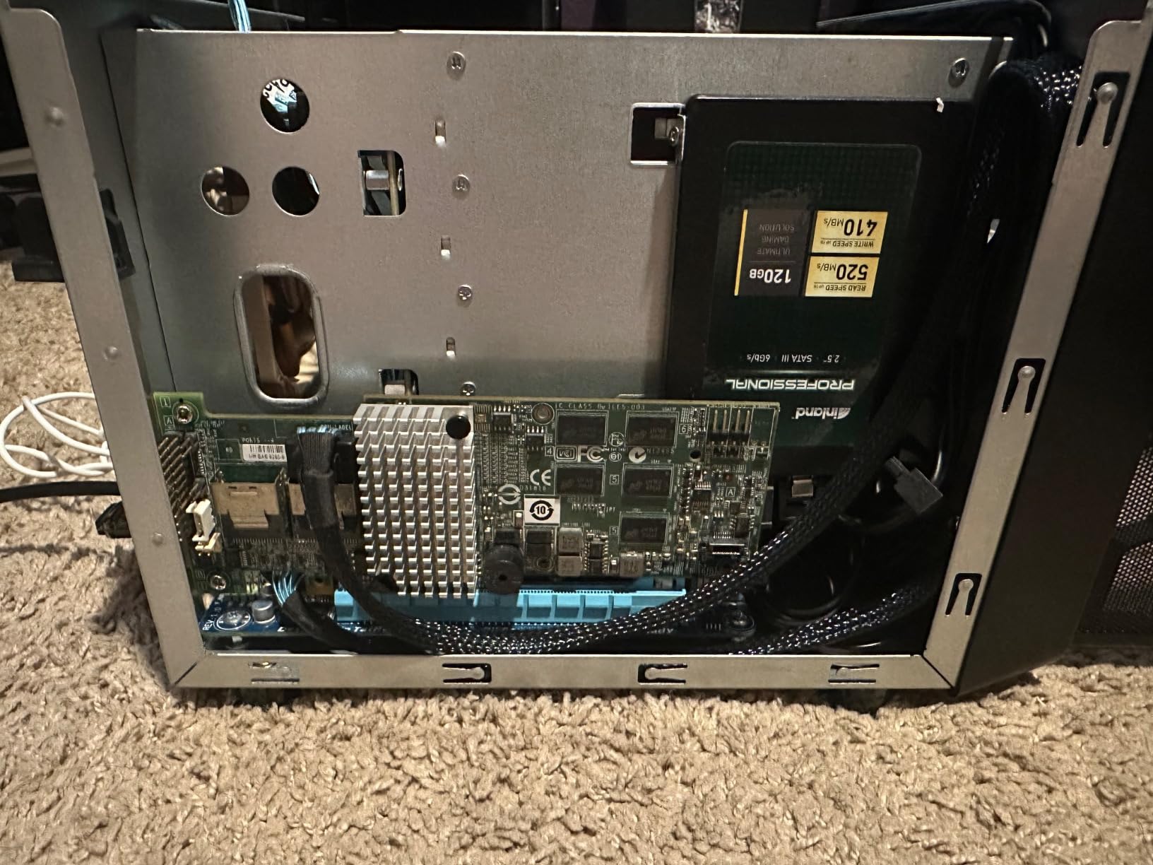 8 + 2 Bay DIY NAS Case, 8 x 2.5″ / 3.5″ Tray + 2 x 2.5″ Internal Bay. MB ITX. PSU Flex. Front USB 3.0 8cm Chassis Fan Hot Swap Backplane. Network Attached Storage Private Cloud Enclosure. customer photo 2
