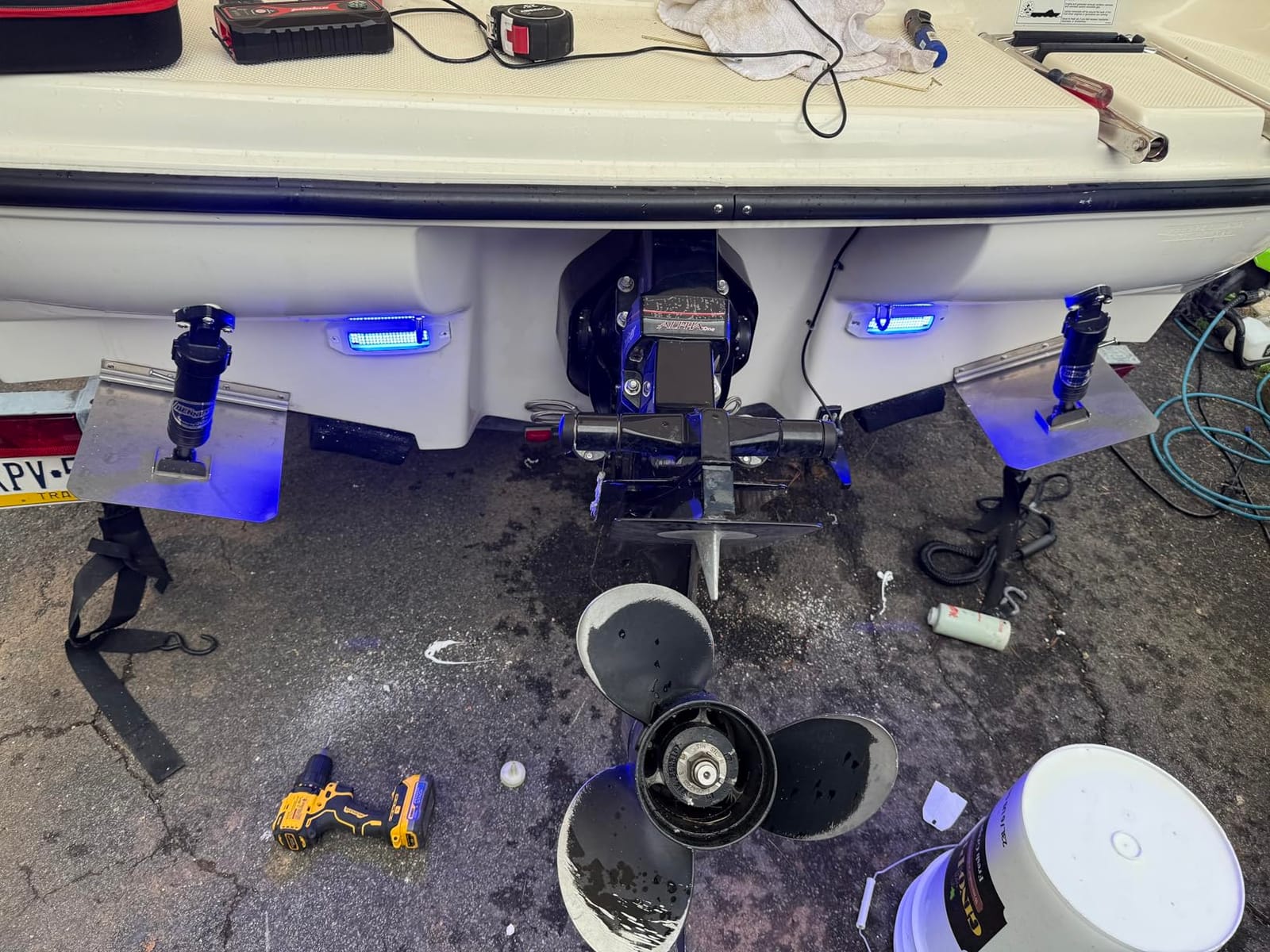 UCINNOVATE 2X 6.9” Marine LED Boat Light, 84LED Waterproof Transom Lights customer photo 1