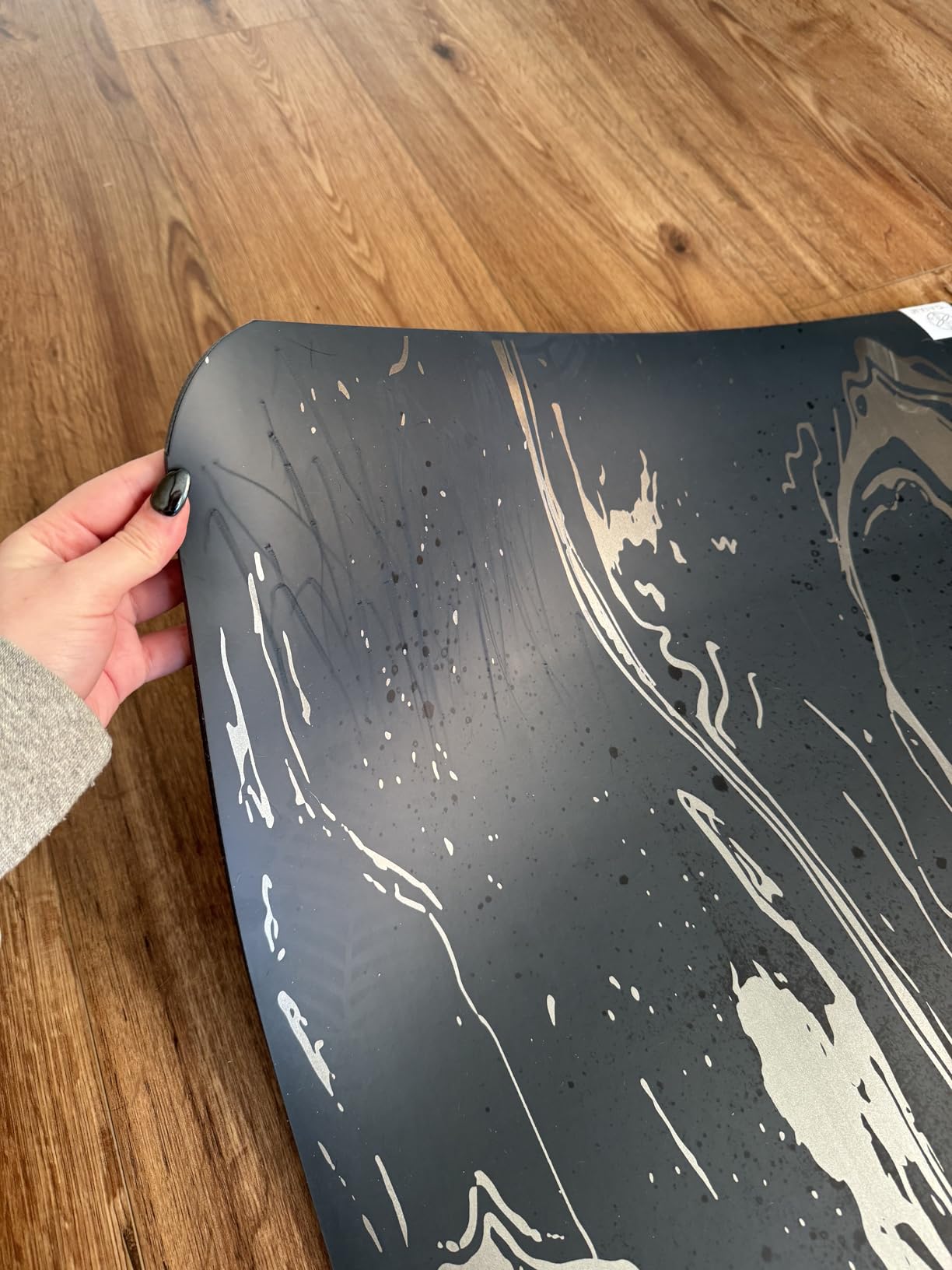 Gaiam Dry-Grip Yoga Mat, Non-Slip, Hot Yoga customer photo 2