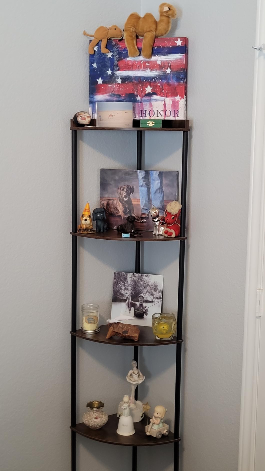 SUNMORY 5 Tier Corner Shelf, 65